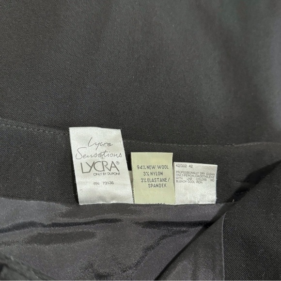 MaxMara New Wool Midi Pencil Skirt in Black Size 8 Made in Italy - Picture 9 of 12